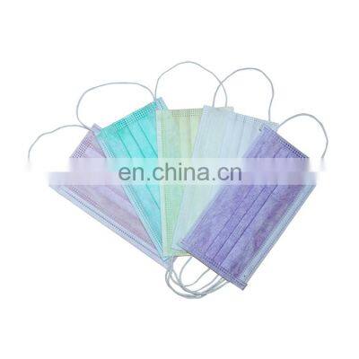 Biodegradable Customized Professional Face Mask High Quality Disposable Nonwoven 3ply Dust Mask