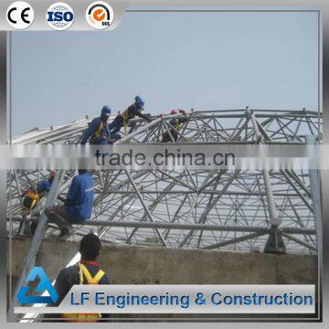 Space frame steel construction Project for function hall design