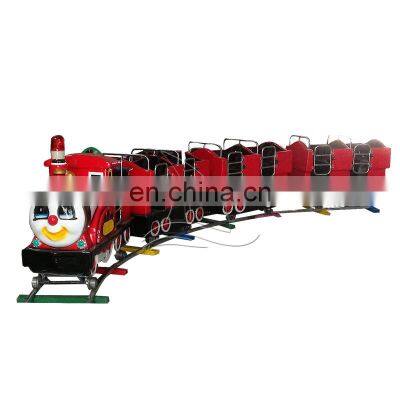 Outdoor track train kiddie rides cheap amusement park rides for sale