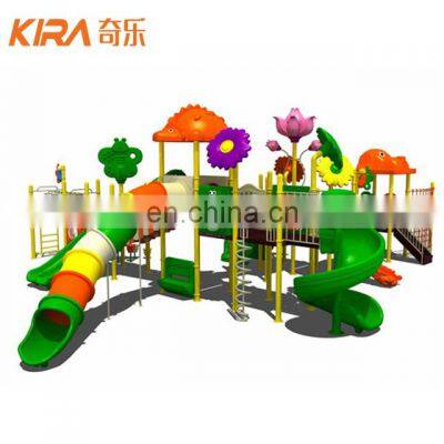 Hot Popular Commercial Used Plastic Slide Kids Outdoor Playground Equipment Slide For Sale