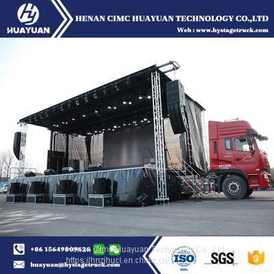 HUAYUAN Mobile Stage Manufacturer S455 Semi Trailer Stage for Outdoor Event photo-3
