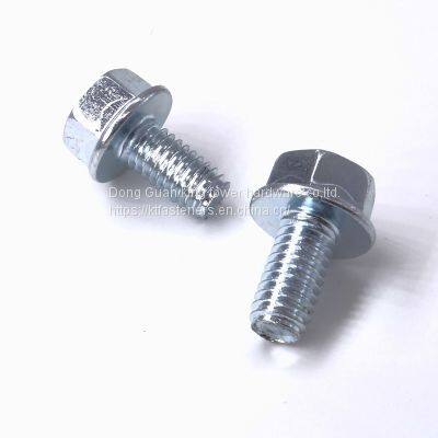 Hex Flange Bolt M10-1.25 X 20mm Zinc Plated Steel