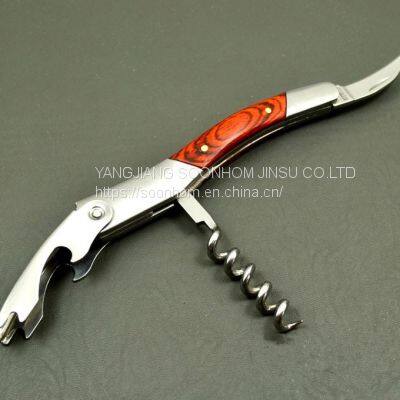 Pakka Wood Handle Waiter′s Friend Wine Corkscrew Opener