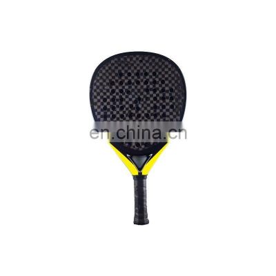 Customized 365g Full Carbon 3K 12K 18K Padel Racket For Professional Training