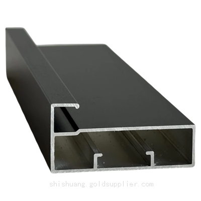 Heavy Duty Track System Door Hardware Kit Aluminum Alloy Profile Sliding Door Upper and Lower Track Set