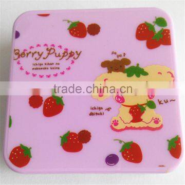 cute girls cheap price cartoon cube contact lens case