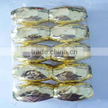 5mm wide ribbon, 5m long metallic ribbon egg, gift packaging ribbon roll, wrap cord for everyday using