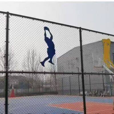 Diamond Wire Mesh Fence Roll for Tennis Basketball Court Steel Mesh Fence