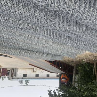 High Tensile Chain Link Woven Wire Mesh Roll Active Rhomboid Slope Protection Bending Factory Direct photo-4