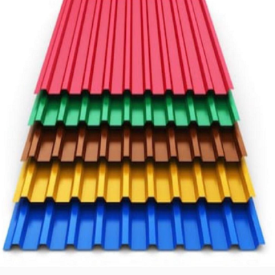 Предварительно окрашенная оцинкованная стальная лента Dx51d, цветные гофрированные стальные кровельные листы