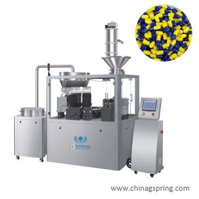 Série NJP de Máquina Automática de Enchimento de Cápsulas Equipamento de Enchimento de Cápsulas Farmacêuticas para Produção de Suplementos de Saúde Farmacêuticos