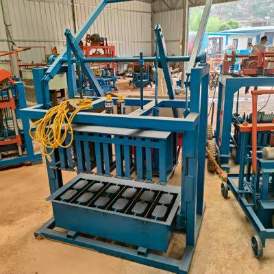 Hollow Block Mould Concrete Block Machine for Construction Site Use