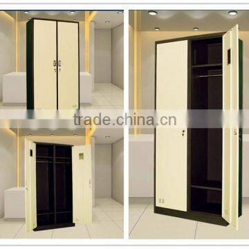 New Metal Closet Organizer Hanging Clothes Wardrobe Closet 2 Swing Door Closet Wholesale photo-4
