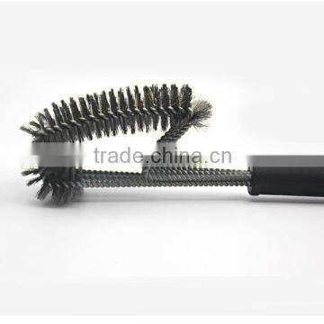 Shipping to Amazon FBA BBQ Grill Brush 18 inches with logo printed and nylon bag- 3 brush heads Stainless Steel Brushes