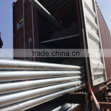 length 6m OD:25mm thickness 0.8mmgalvanized steel pipes