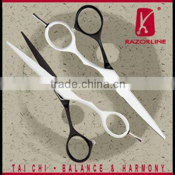 Razorline R22 Black and White Teflon Coated hair shears