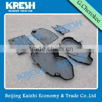 KRESH brand engine protecting plate for grand cherokee, transfer case skid plate, oil pipe skid plate, fuel tank skid plate