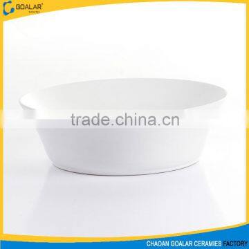 Space Saving Bathroom Small Mini Round Ceramic Wash Basin GA-4011 photo-2
