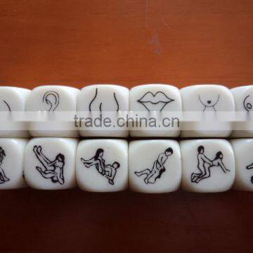 28MM Fun Dice/28# Flirt Screen Printing Dice/Novelty Fun Creative Dice photo-1