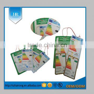 Custom Colorful Paper Hang Tag Printing