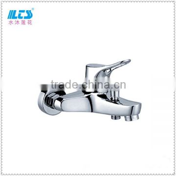 High quality chrome plating brass bath faucet with diverter