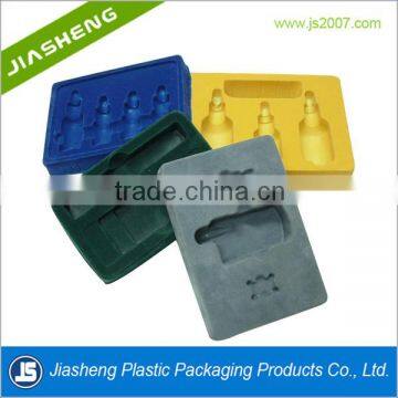 flocking packaging tray payment by TT shipping by sea