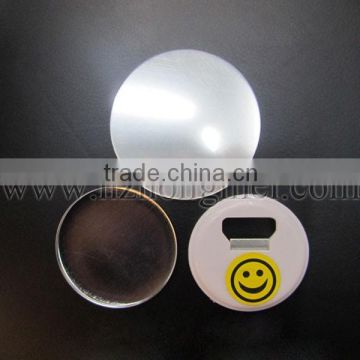 Hot Sale 58 mm Magnetic Plastic Button Badge Bottle Opener