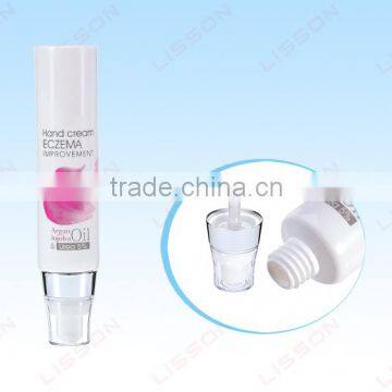 breast tight cream cosmetic PE tube with airless pump head