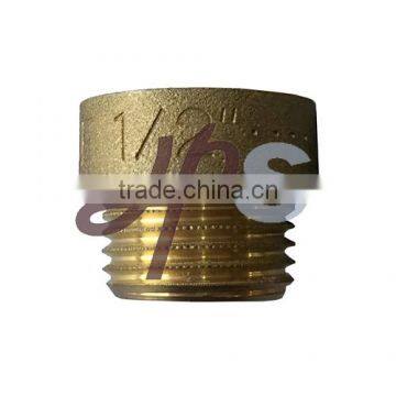 brass male female straight extension pipe fitting