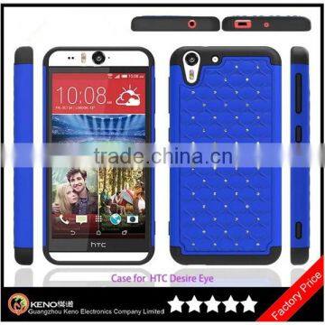 Keno Shining Diamond-studded Armorbox Drop Resistant Silicone Slim Case Cover For HTC Desire Eye 910