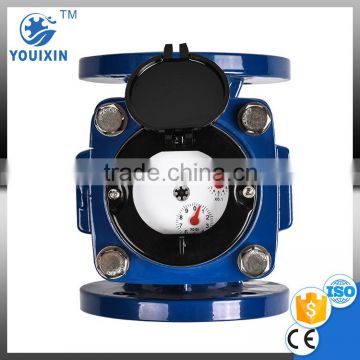 Dry-dial Horizontal Iron Cast Vane Wheel Removable Element Woltman Flow Water Meter For Agriculture Irrigation