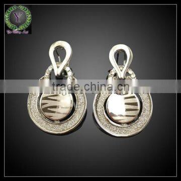 Round Diamond Jewelry Set,Round Pendant,stainless Steel Round Charm photo-5