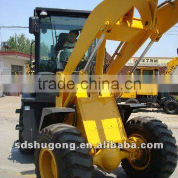 wheel loader 1.6ton hydraulic earthmoving machine