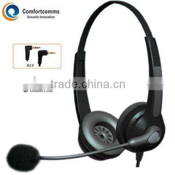 Professional call center 2.5mm headset HSM-902NPQDJ2.5