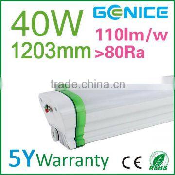 New emergency ip65 led tri-proof tube replace led tube,1.2m 36w 40w led linear light for office lighting