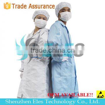 ESD woven fabric types lab coat for wholesales