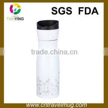 16oz Double Wall Insulated Stainless Steel Thermos Coffee Mug Bottle