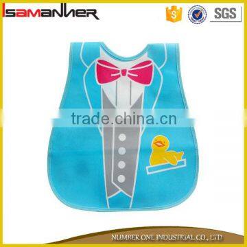 Baby products fashion cartoon cheap polyester baby bibs wholesale