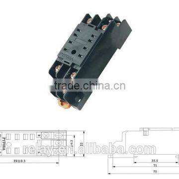 DYF08A=PYF08A Relay socket Relay base Relay connector 8PIN Flat PIN