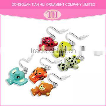 Hot sale high quality various animal shape fashion girl earring designs new model earrings