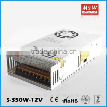 S-350-12 single output ac dc 350w smps 12v power supply for led display