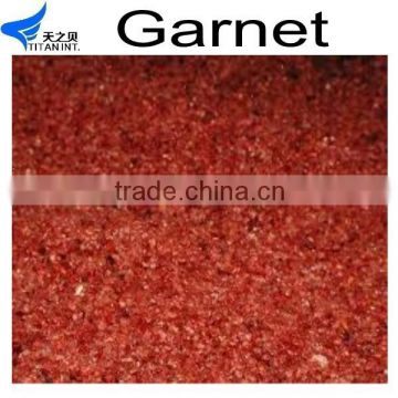 High Purity and low-dust River Garnet 20-40mesh for Sandblasting