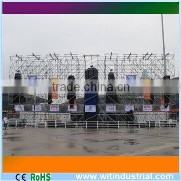 5-8m outdoor zinc finished steel scaffolding tower for line array