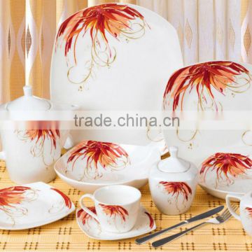 47pcs porcelain dinner set