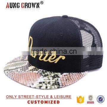 Fashion King Cheap Flat Brim Snapback 3d Embroidery Hats photo-3