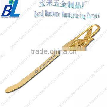 Silkscreened die casting fancy bookmark