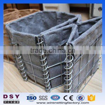 Galvanized after weavning plain weaving high quality fence barriers baston hesco