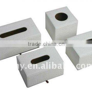 Table Decoration Rectangle Leather Napkin Box