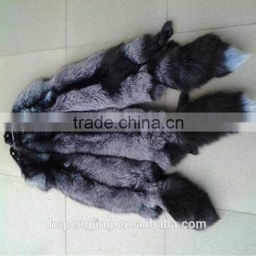 High quality silver fox fur skins