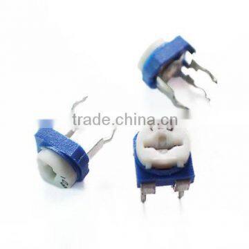 Blue and white adjustable horizontal 10K 103 potentiometer